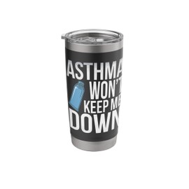 Asthma Warrior Inhaler Asthmatic Asthma Awareness Stainless Steel Insulated Tumbler