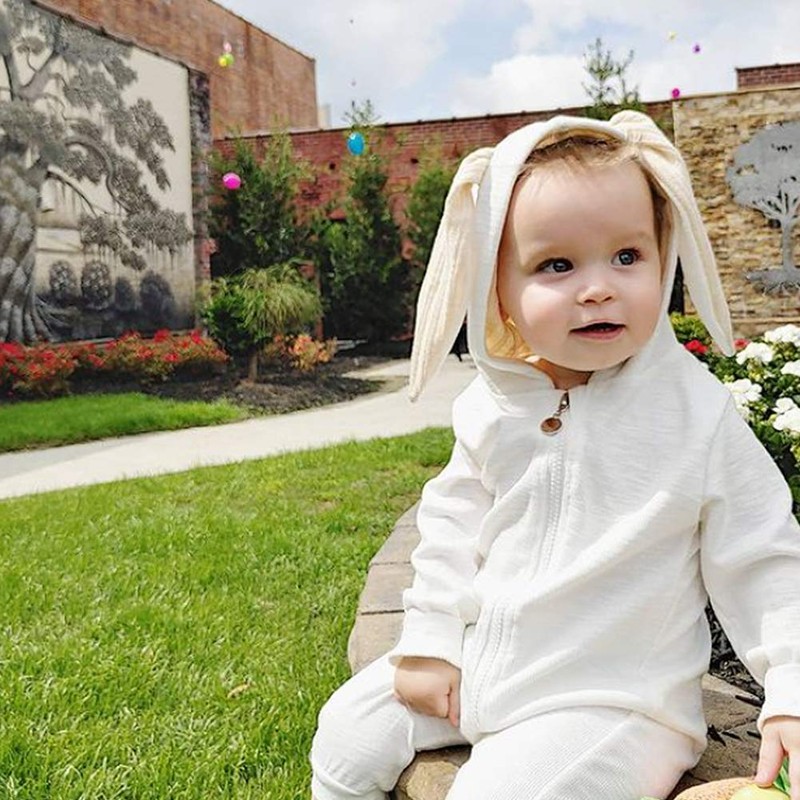 Simplee kids Simplee kids Animal Bunny Baby Easter Clothes Long