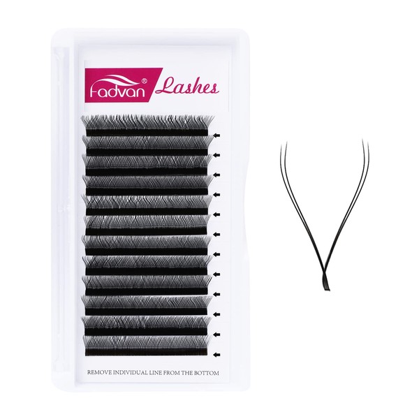 YY Lashes 2D Pre Made Fan Eyelash Extensions Volume Russian