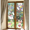 361PCS Easter Bunny Window Cling Decorations - Egg Hunt Games