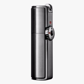 JOBON Retro Flint Ignite Triple Torch Windproof Lighter/Cigar Punch - Gunmetal