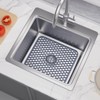 2 Pack 13.7"x 11.7" Bestjing Silicone Kitchen Sink Protector Mat
