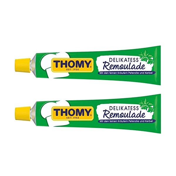 Thomy Delikatess Remoulade in a Tube - 100 ml (Pack of 2)