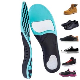 Orthopedic Insoles - Soft Sports Insoles - High Arch Support Inserts for Women Men, Work Boot Shoe Insole, Soft Sports Insoles