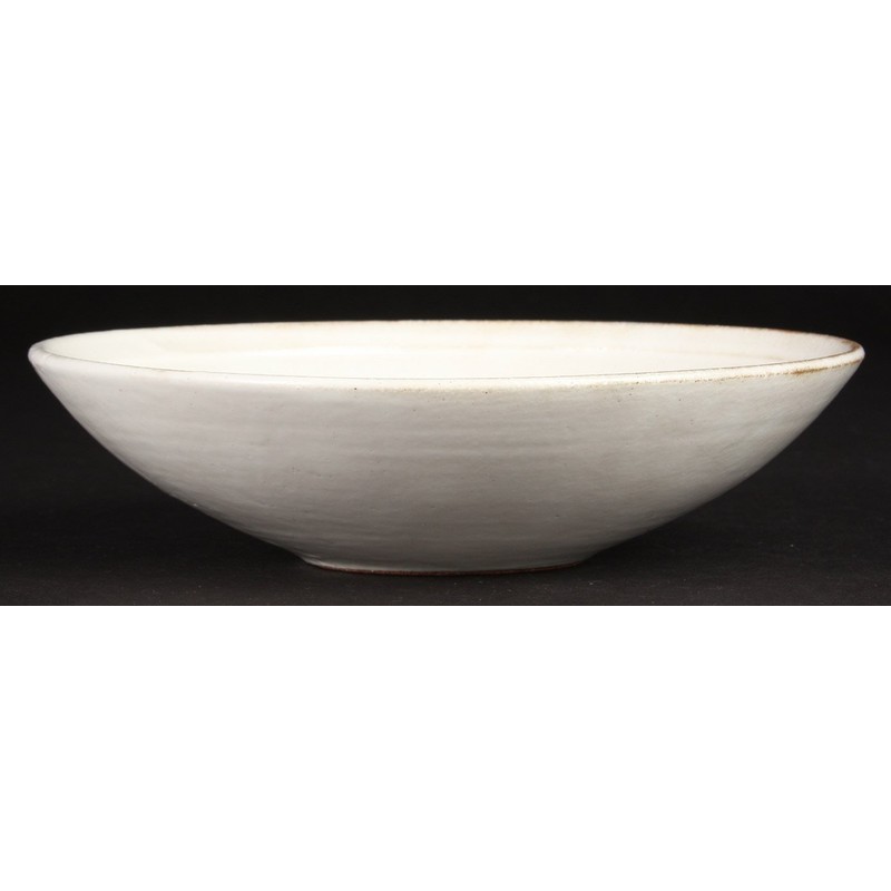 Saikai Pottery Hasami Ware White Cosmetic Bowl (Medium) Diameter 7.9