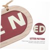 Ipetboom Rustic Hanging Plaque Double Sided Open Closed Sign for