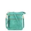 Isabelle Functional Multi Pocket Crossbody Bag (Mint)