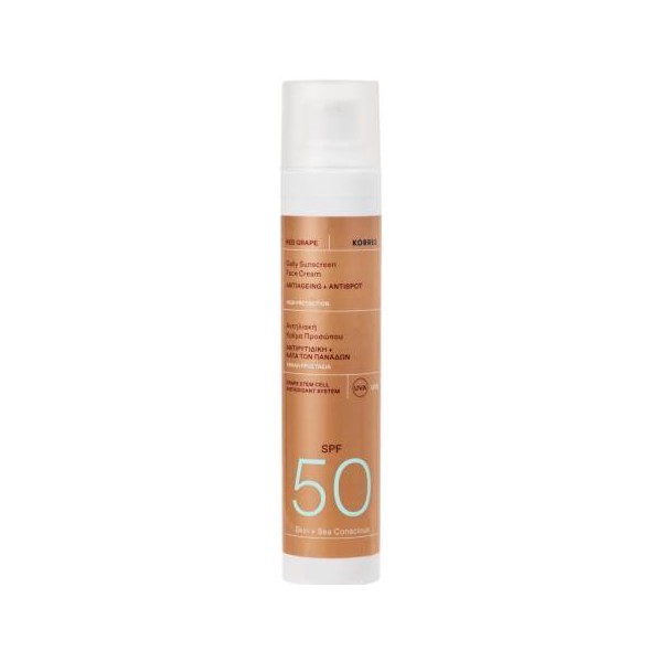 Korres Red Grape Face Sunscreen SPF50, 50ml