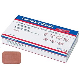 BSN medical Coverplast Premium Fabric Plasters, Pack of 100, (7.2 x 5) cm