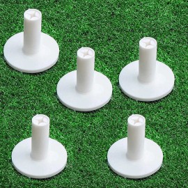 FINGER TEN 5 Pack Rubber Tee Adaptor for Golf Practice Compatible with All Tees