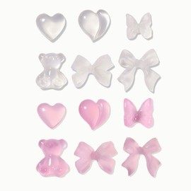 UV Sunlight Temperature Change Color Change Light-Changing Parts Chameleon Nail Parts (Pack of 5) / UV 햇빛 온도변화 컬러체인지 광변파츠 카멜레온 네일파츠 (5개입)