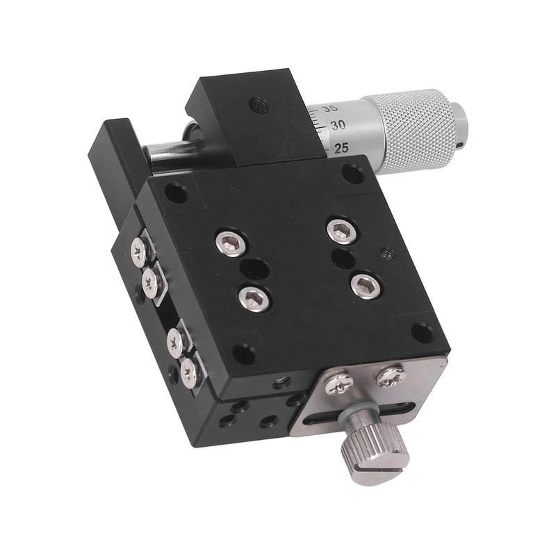 Linear Stage X Axes 40x40mm Micrometer Manual Displacement Platform Sliding