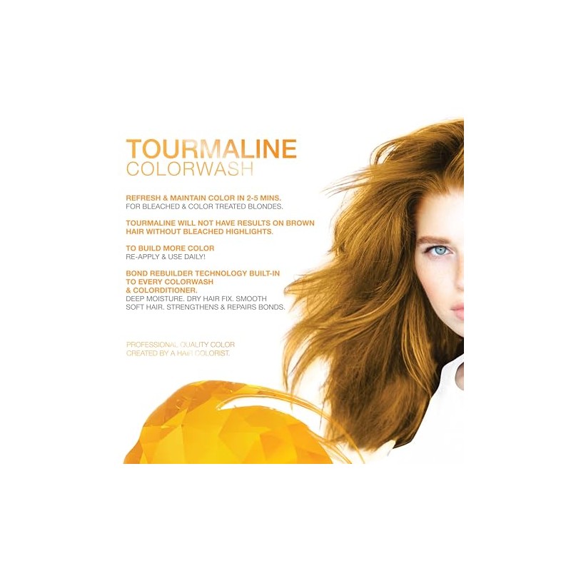 Celeb Luxury Gem Lites Semi Permanent Colourwash Shampoo Red Tourmaline,