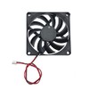 JZK 2 ventiladores de refrigeración silenciosos CC 24 V 8010