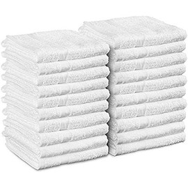 EOM Cotton-Salon-Towels Gym-Towel Hand-Towel - (24-Pack) - 16 inches x 27 inches - 100% Ringspun-Cotton, Maximum Softness and Absorbency