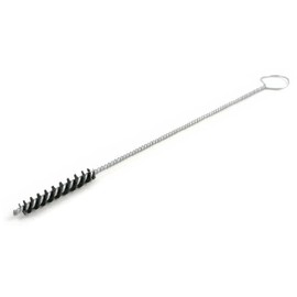 Brush Research Spiral Twist Brush, Nylon, Single Stem, 1/4" Diameter, 0.017" Wire Diameter, 8" Shank Length, 10" Length, Hand Brush (Pack of 12)
