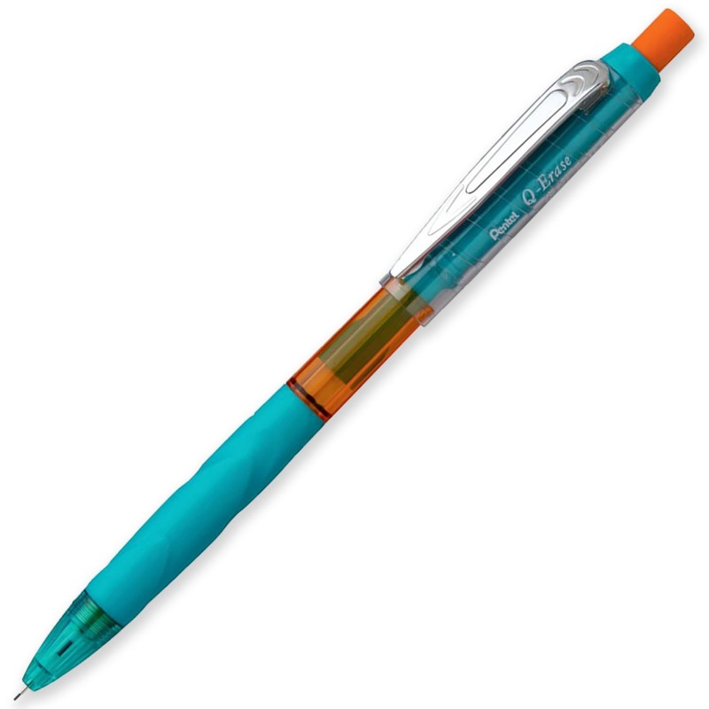 Pentel Q-Erase Mechanical Pencil with Retractable Eraser, 0.5mm HB Hardness,