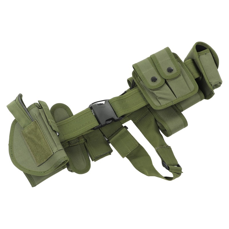 Detachable Adjustable Hunting Camping Belt with Pouch for Outdoor Activities