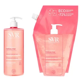 SVR Pack De Topialyse Gel De 400 Ml En Botella Mas Refill De 1 L