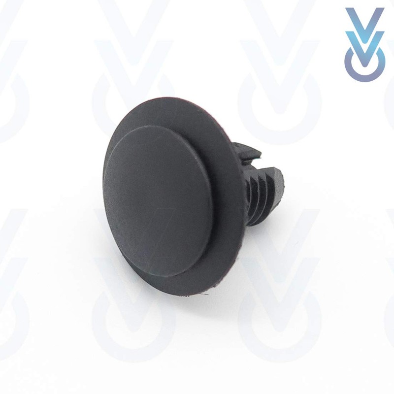 VVO Fasteners Plastic Front Wing Trim Clip, Black (Pack of