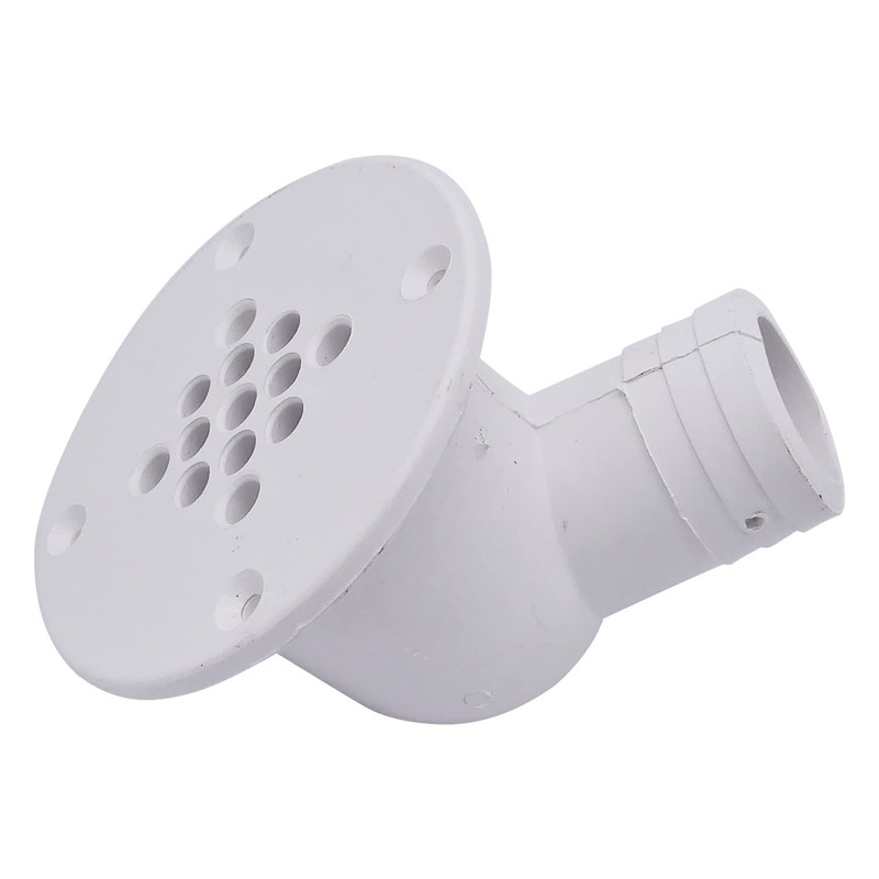 T-H Marine Cockpit Scupper Drain, UV-Stabilized Polymer Marine Drain Fitting