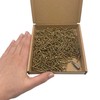 Pack of 500 Yellow Galvanised Steel 2.5 x 20 mm