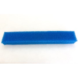 Wave Point Filter Foam Sponges, Bio Sponge Filter Media Pad, Cut-to-Size Foam for Aquarium Fish Tank Aquarium Sponge Filter Foam 17.7" x 6" x 2" (Blue 20PPI)