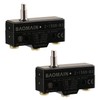 Baomain 2PCS Z-15GS-B3 General Purpose Basic Switch, Slim Spring Plunger,