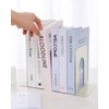 Honagu Bookends, Metal Book Ends, Bookends for Shelves, Book Holder