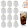 KUWUNG 12 Pcs Small Milk Jug, 50ml White Ceramic Milk