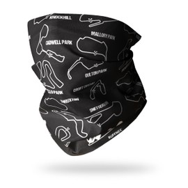 Ruffnek Motorcycle Circuits Motorbike Design - Biker Snood Bandana, Neck warmer/Neck Gaiter/Neck tube Multifunctional tube scarf - Biker Gift - One Size