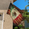 Mexican American Flag Mexico Flag 3x5 Ft Double Sided Print