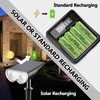 8-Pack AA Ni-MH Solar Light Rechargeable Batteries - 600mAh 1.2V