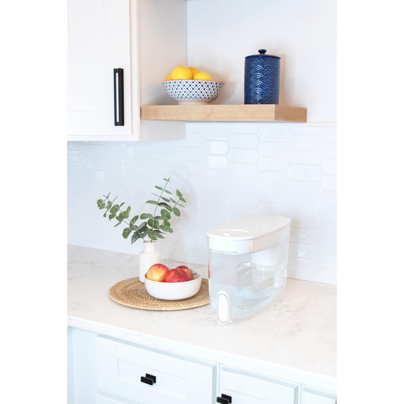 LifeStraw Home – Water Filter Dispenser, 18-Cup, Obsidian