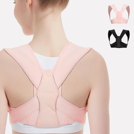 Adjustable Posture Corrector [Portable Version], Waist Trainer Shapewear, Back Pain Correction Circulation Breathing Healthcare Support - Color: Pink, Size: Large/XLarge