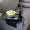 EXCELLO GLOBAL PRODUCTS Couch Arm Table - Black