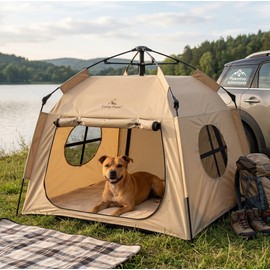 Portable Pet Tent for Dogs and Cats – Folding Outdoor Shelter for Comfortable Home, Travel and Outdoor Use