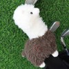 ZENWORYS Cute Alpaca Golf Putter Covers Blade Club Headcover Golf
