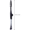 10 Piezas Cepillo Plegable Doble, Maquillaje Portátil Negro