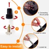 VANSIHO Aluminum Presta to Schrader Converter Car Valve Adapter Bicycle