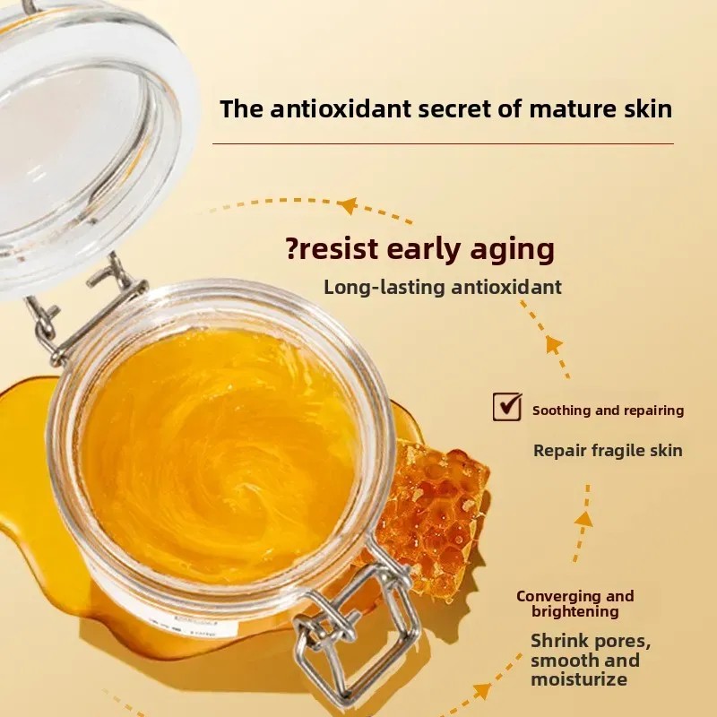 Mascarilla Nutritiva De Miel De Jalea Real, Hidratante Para