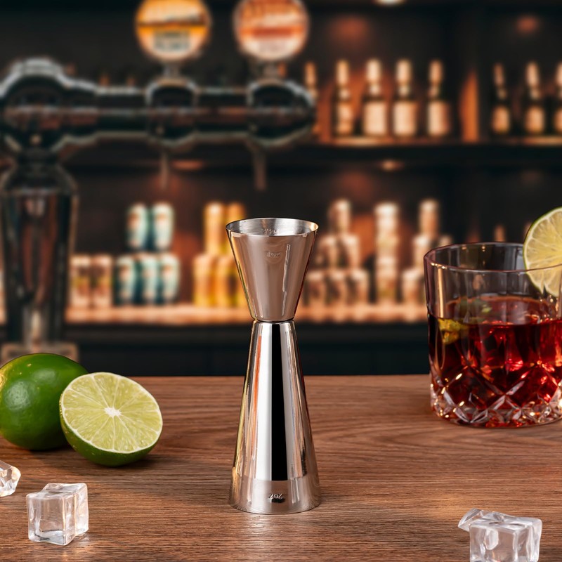 Briout Jigger for Bartending, Double Cocktail Jigger Japanese Premium 304