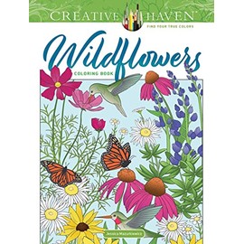 Creative Haven Wildflowers Coloring Book (Creative Haven Coloring Books)