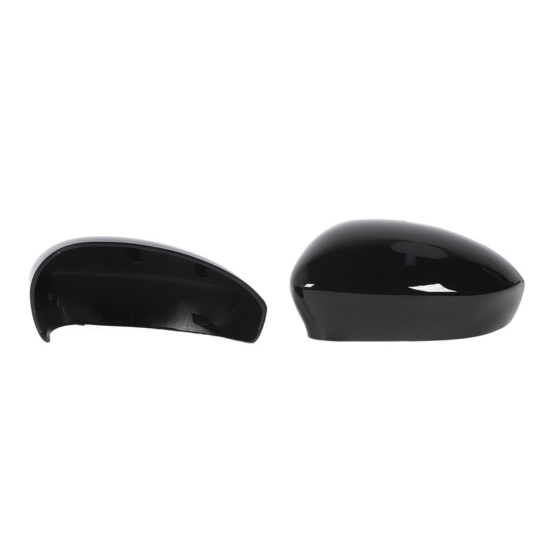 2 Pcs Door Side Rearview Mirror Cover Cap Left Right