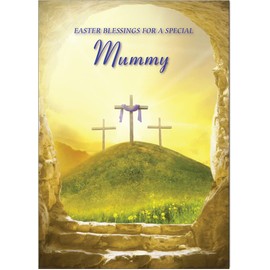 Mummy Religious Easter Card - Christian Easter Card - A5 Size with Envelope