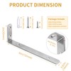 LSK L Heavy Duty Stainless Steel Corner Bracket, 6"2" (15050mm)