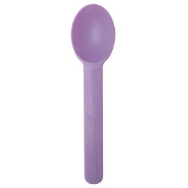 Karat Earth KE-U2300 (Purple) Bio-Based Heavy Weight Colored Spoon - Purple (Case of 1000)
