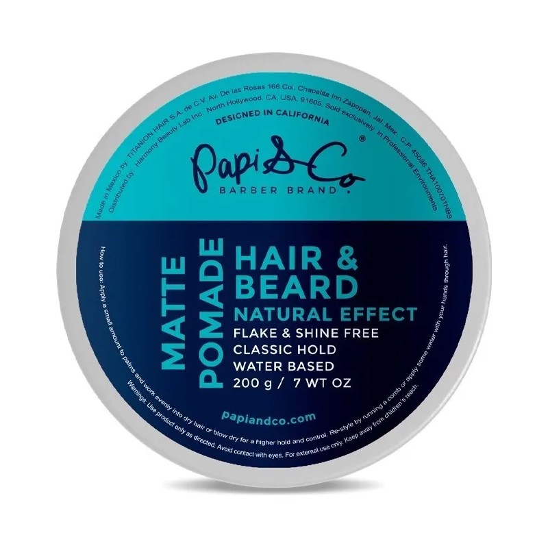 Pomada Para Cabello Y Barba Matte Pomade De Papi &
