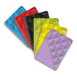 Cuaderno Profesional Ferrini 6pk Doble Aro Unicolor 120h Color CUADRO CHICO                                                                           