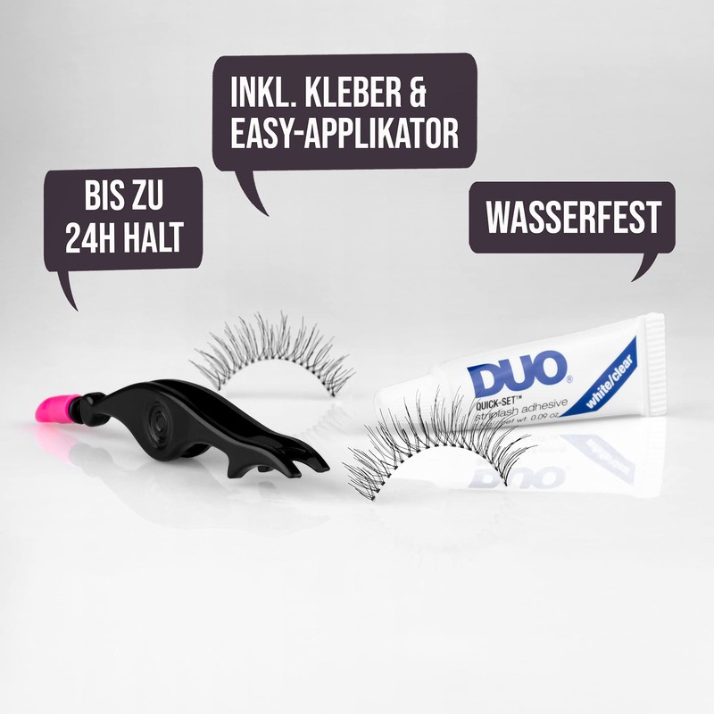 Ardell 2 x Pairs of Real Hair Eyelashes with Duo